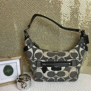 Coach Penelope Shantung Signature Hobo